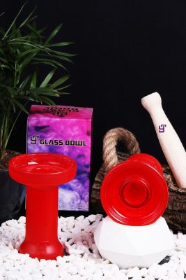 glass bowl kirmizi 1