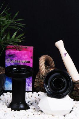 glass bowl siyah 1
