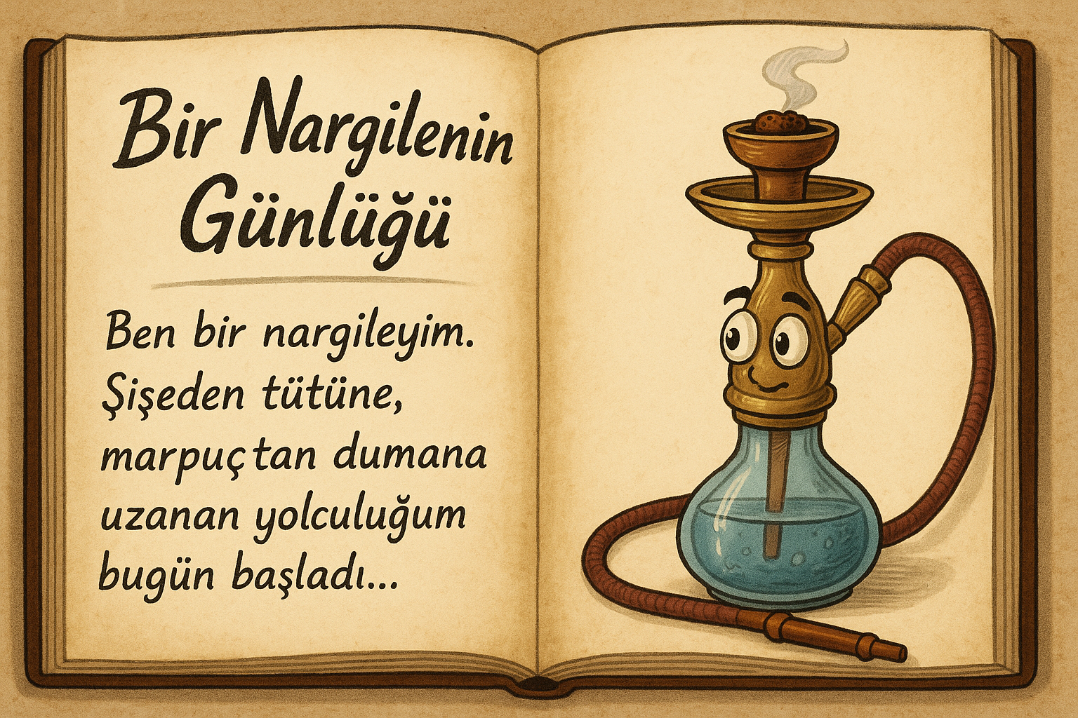 Bir Nargilenin Günlüğü - Şişeden Tütüne, Marpuçtan Dumana Uzanan Yolculuk 1 Bir nargilenin günlüğü