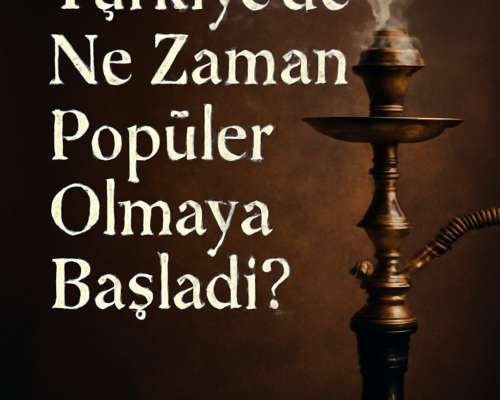 nargile tarihi