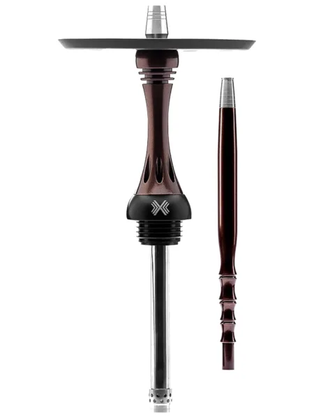 Alpha Hookah Model X Bronze Rus nargile takımı – bronz gövde görünümü