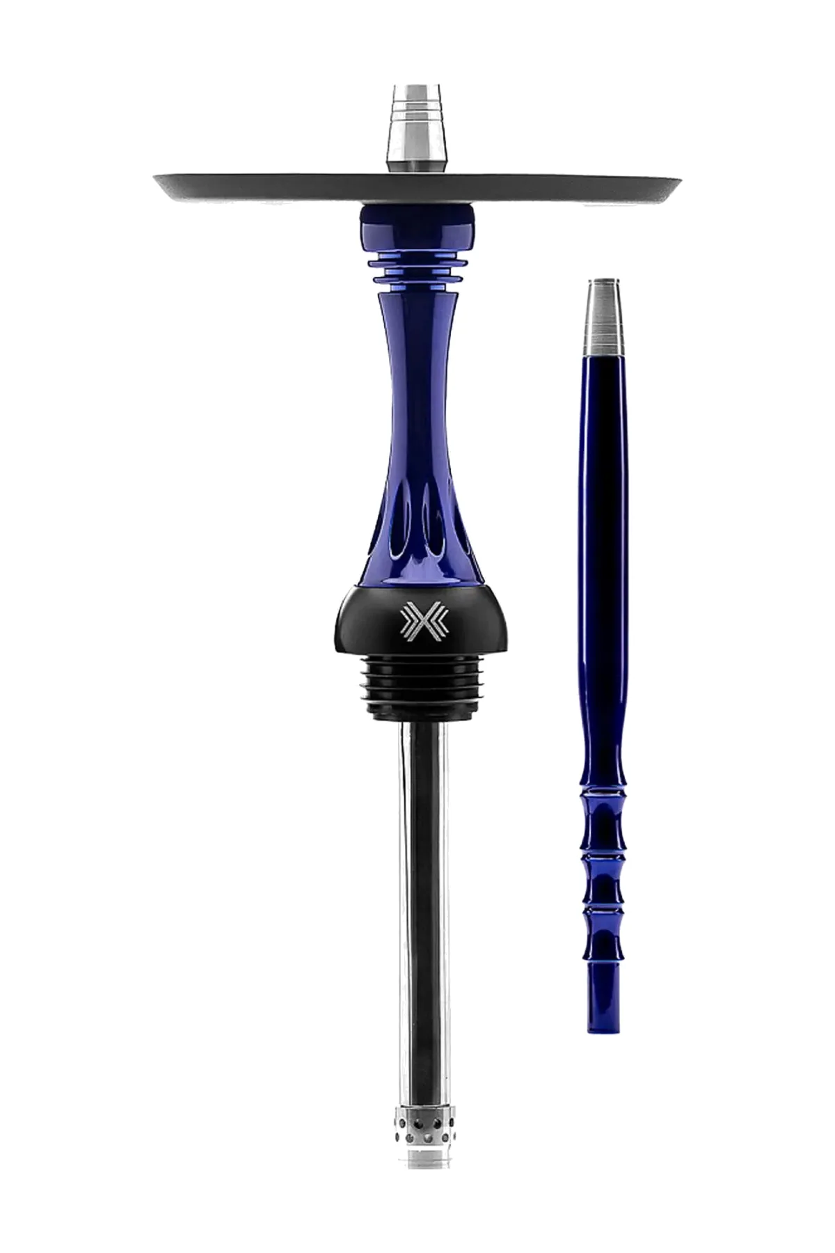 Alpha Hookah Model X Dark Blue Rus nargile takımı – lacivert gövde görünümü