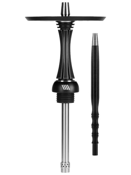 Alpha Hookah Model X Reverse Black Matte nargile takımı – siyah tonlu görünüm