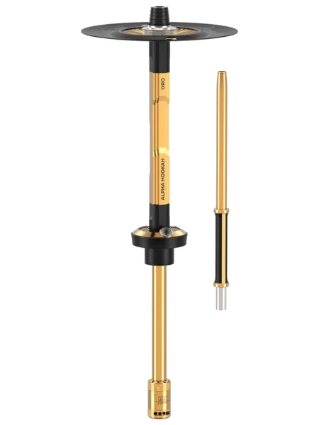 Alpha Hookah ORO nargile takımı – gold tonlu görünüm