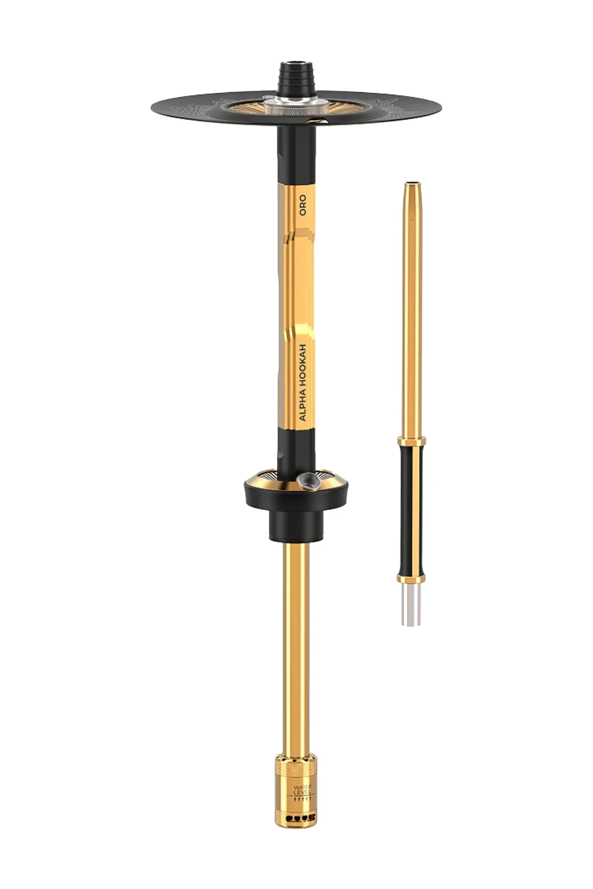 Alpha Hookah ORO nargile takımı – gold tonlu görünüm