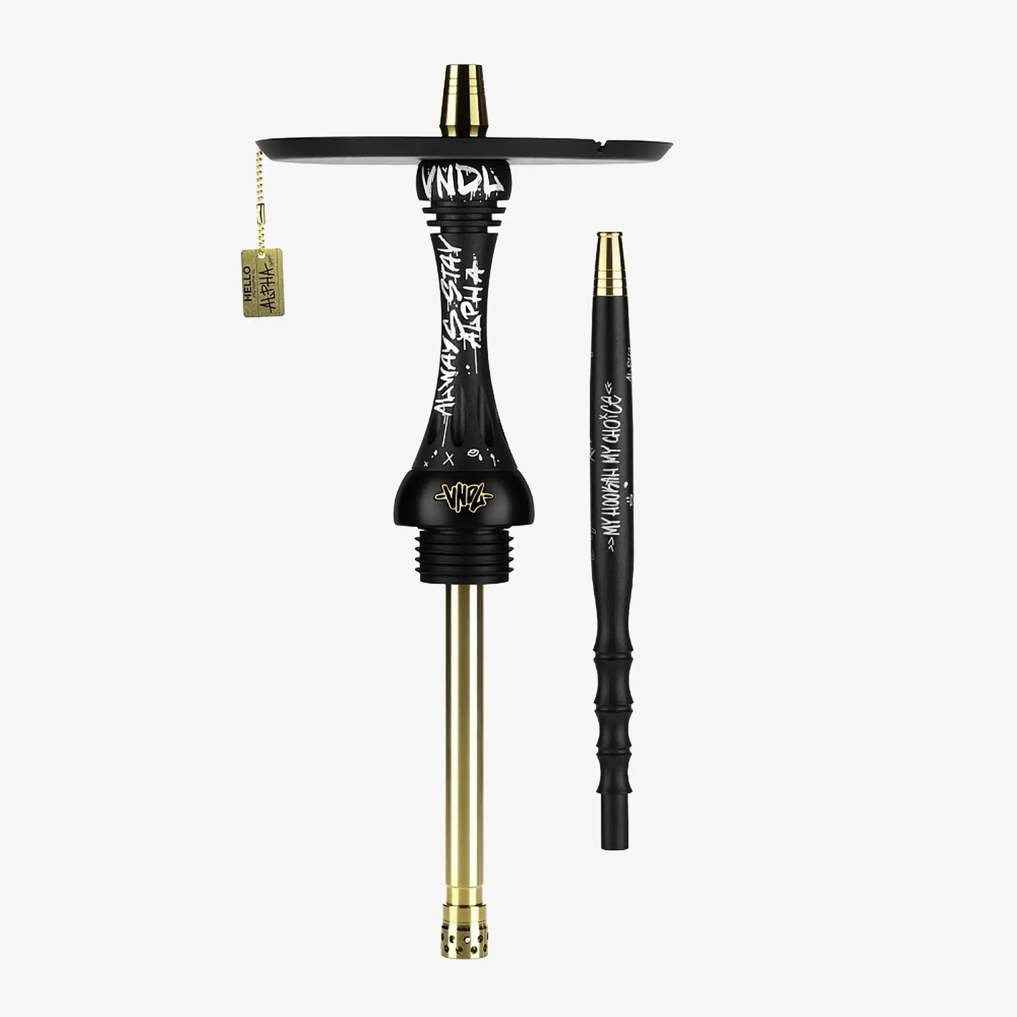ALPHA Vandal Black Nargile Takımı