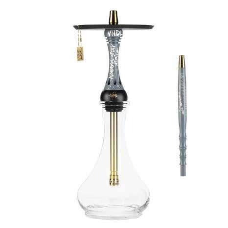 ALPHA Vandal Grey Hookah Set - Image 4
