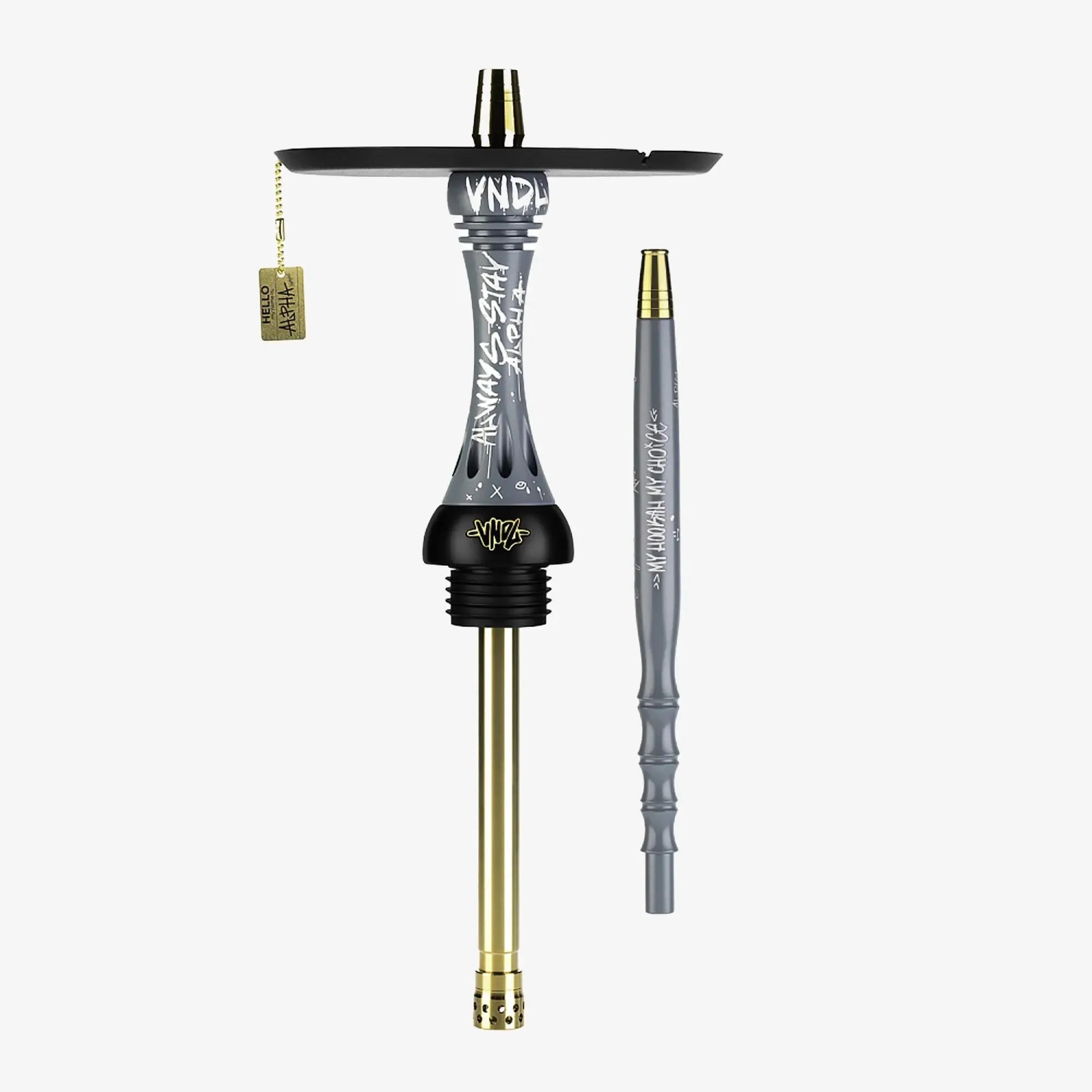 ALPHA Vandal Grey Hookah Set