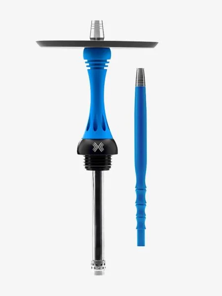 ALPHA X Blue Matte Nargile Takımı
