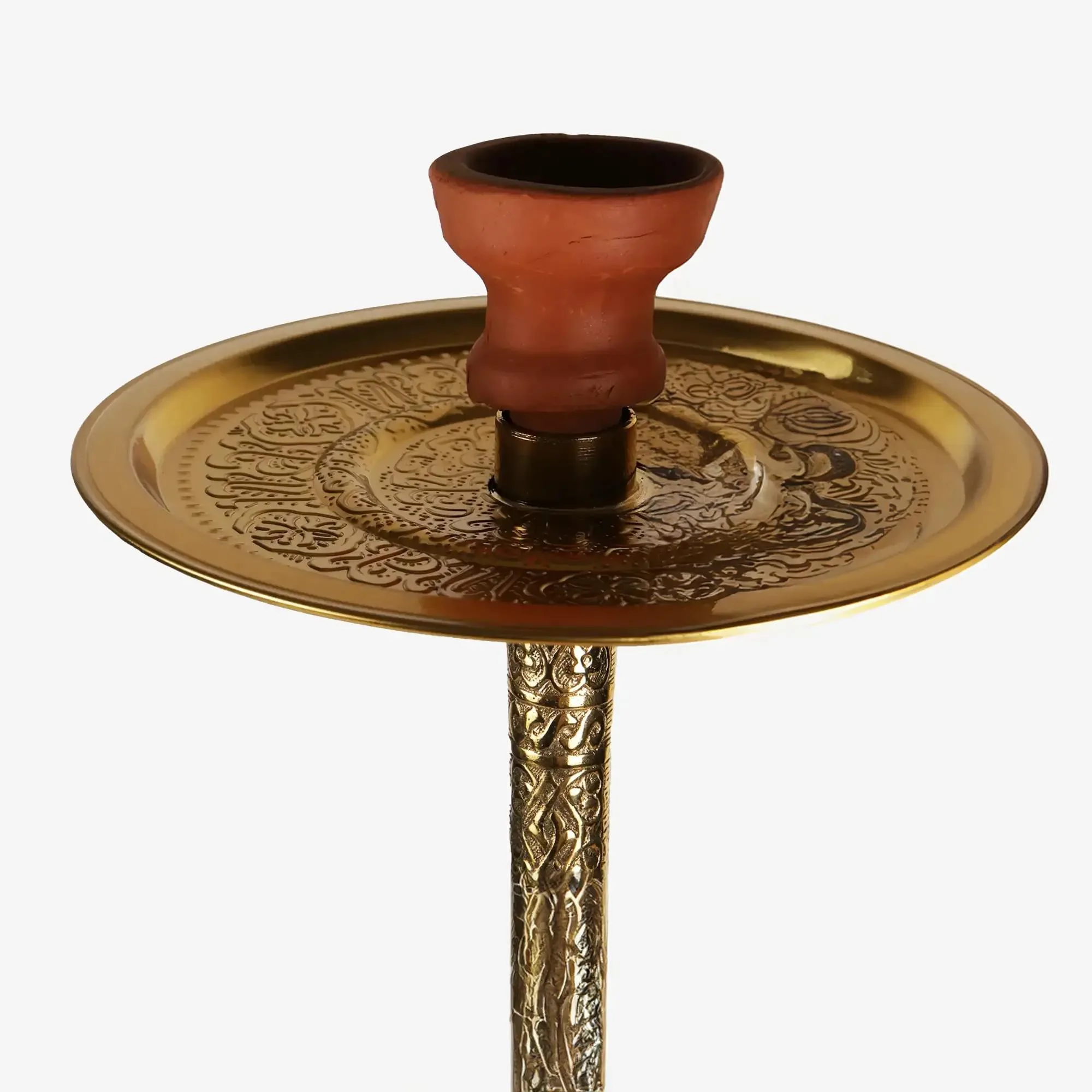 HOOKAH Vidalı Yaldızlı Şişeli Kahveci Nargile Takımı - Görsel 2