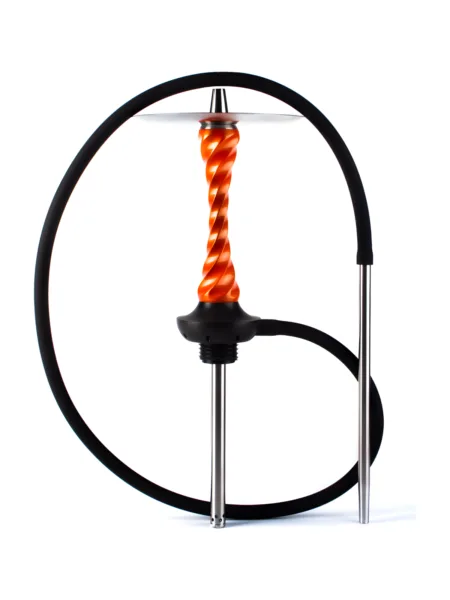 Jetpack Hookah nargile takımı – turuncu, kırmızı, siyah renkli görünüm