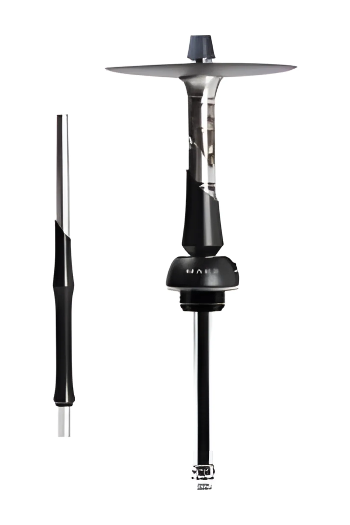 Make Hookah nargile takımı – siyah, gümüş renkli görünüm