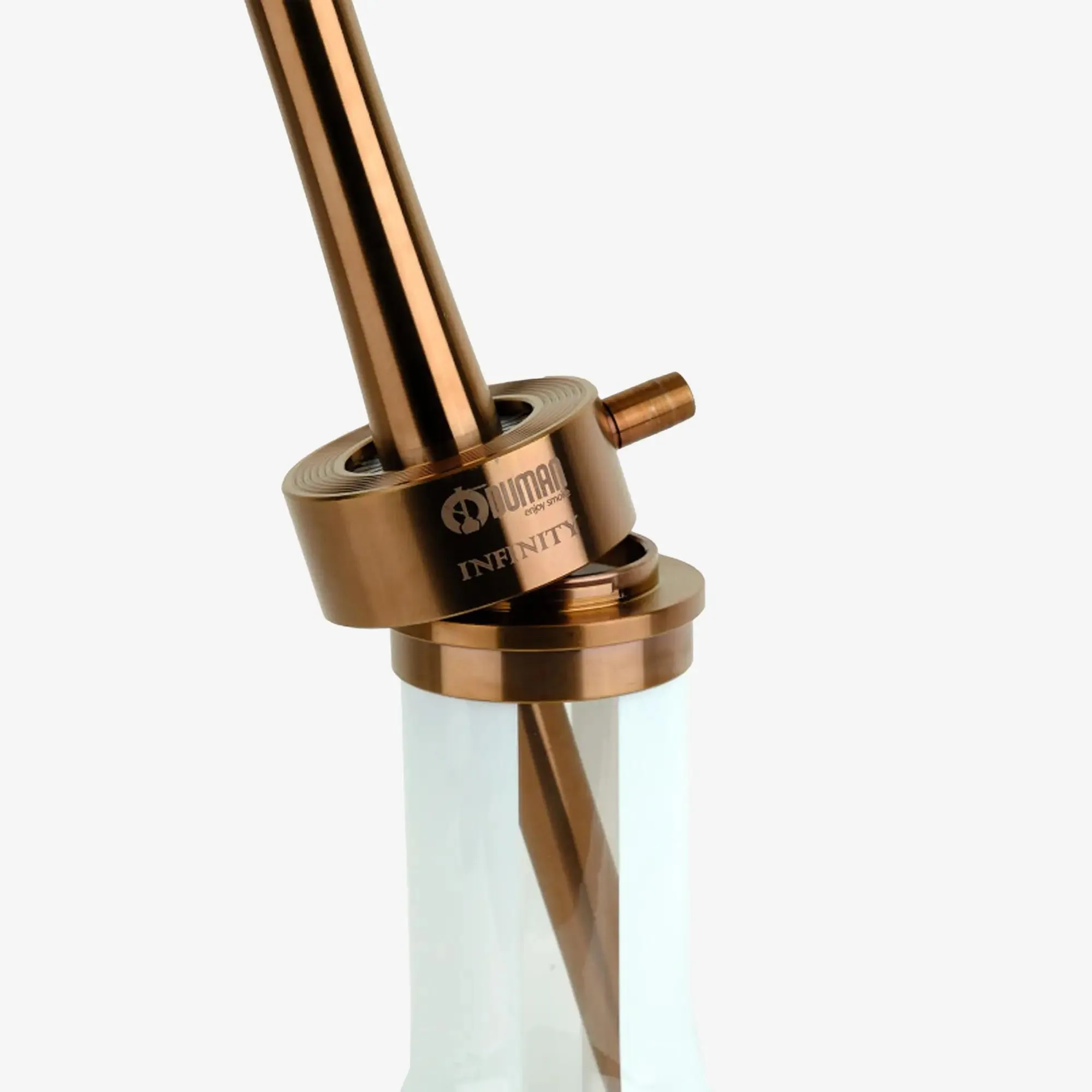 ODUMAN Infinity Bronz Gövde Bronz Şişe Nargile Takımı - Görsel 4