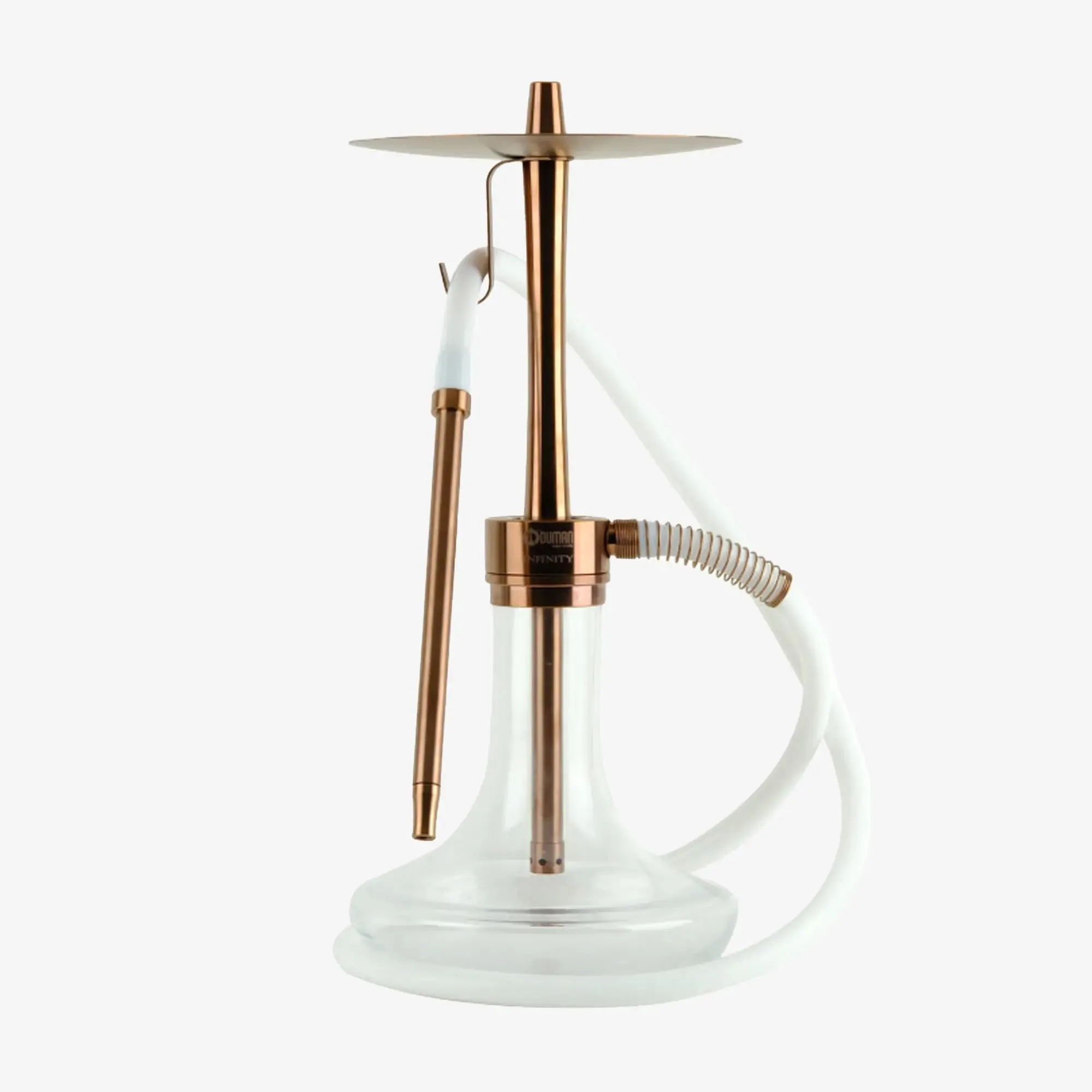 ODUMAN Infinity Bronze Clear Glass Hookah Set