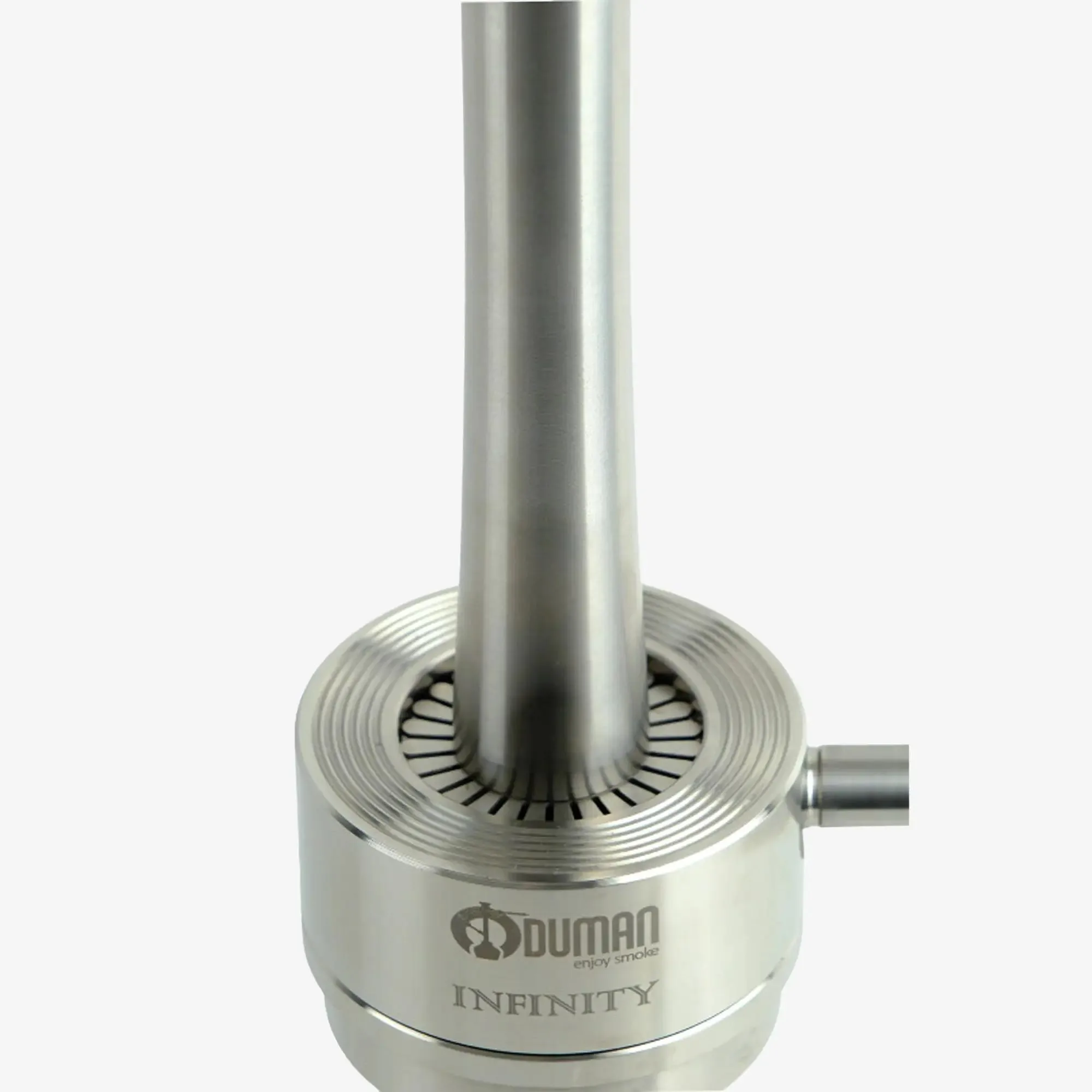 ODUMAN Infinity Çelik Silver Şişe Nargile Takımı - Görsel 4