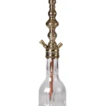 YT Shisha 2. Kalite Vidalı Kahveci No 3, gold, şeffaf renkli nargile