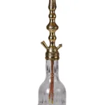 YT Shisha 2. Kalite Vidalı Kahveci No 4, gold, şeffaf renkli nargile