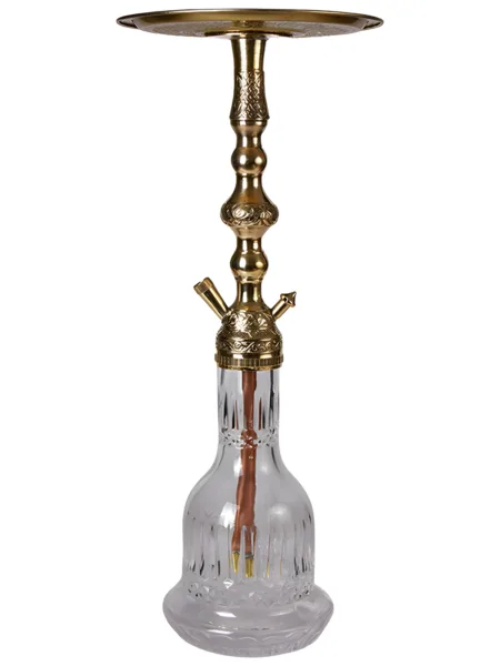 YT Shisha 2. Kalite Vidalı Kahveci No 4, gold, şeffaf renkli nargile