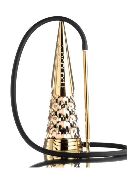 YT Shisha Cleopatra Nargile Takımı, gold, siyah renkli gövde ve su haznesi görünümü