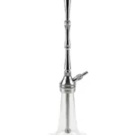 YT Shisha Empire, gümüş, şeffaf renkli nargile