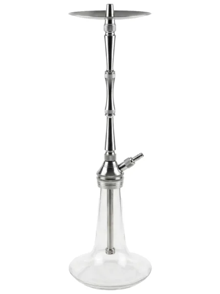YT Shisha Empire, gümüş, şeffaf renkli nargile