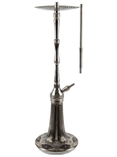 YT Shisha Empire Taşlı, gümüş, gri renkli nargile