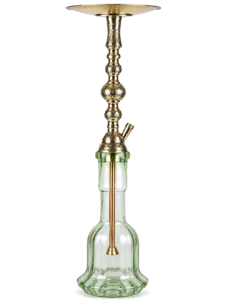 YT Shisha Kahveci Standart, gold, yeşil renkli nargile