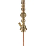 YT Shisha Kahveci Standart Sade Ser, gold, bakır renkli nargile seri ve tepsi