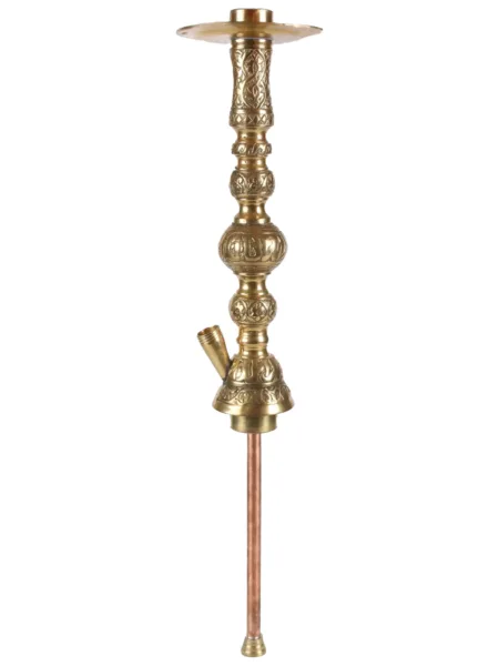 YT Shisha Kahveci Standart Sade Ser, gold, bakır renkli nargile seri ve tepsi