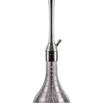YT Shisha Master Puff Aynalı Şişeli Gümüş, gümüş, gri renkli nargile