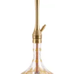 YT Shisha Master Puff Varak Şişeli, gold, şeffaf renkli nargile