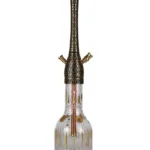 YT Shisha Şehzade Siyah, siyah, gold, şeffaf renkli nargile