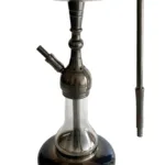YT Shisha SP Black Titanyum, siyah, şeffaf renkli nargile