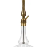 YT Shisha Tulip Puff, gold, şeffaf renkli nargile