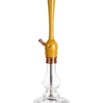 YT Shisha Wood Puff, sarı, bakır, şeffaf renkli nargile