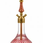 YT Shisha YT Hürrem Kesme Pirinç Nargile Takımı - kırmızı