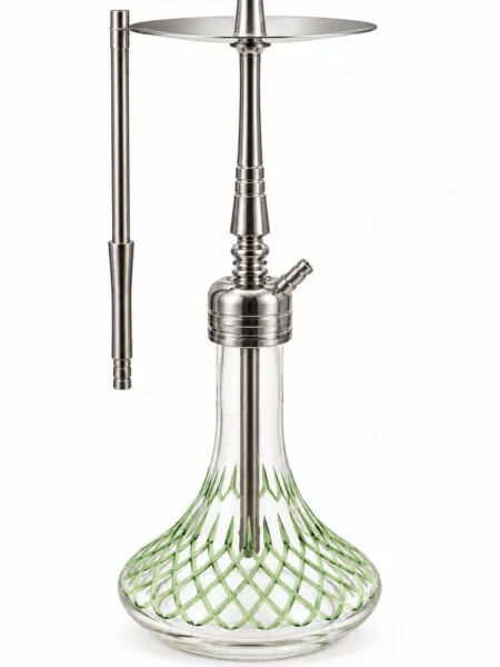 YT Shisha YT Cris Off Çelik Nargile Takımı - yeşil