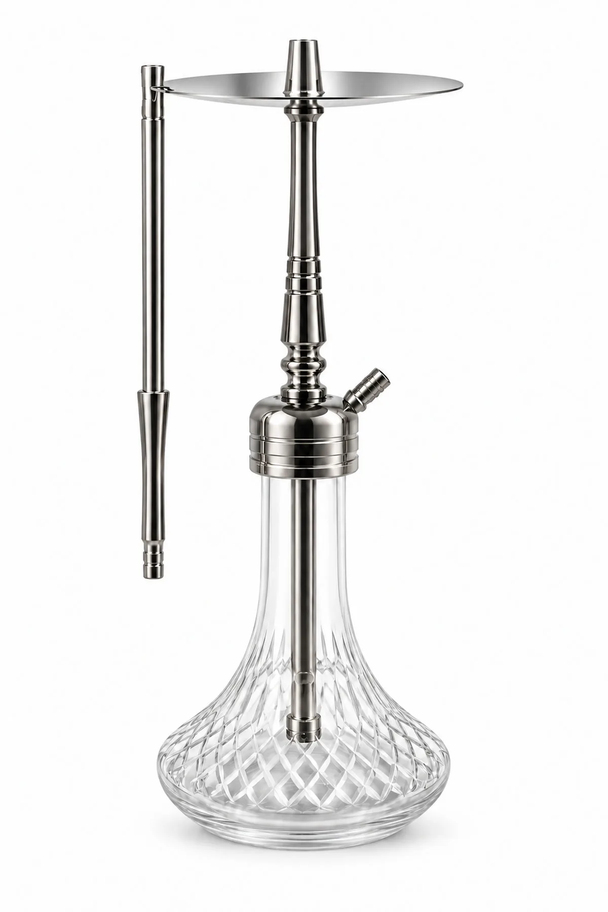 YT Shisha YT Cris Off Çelik Nargile Takımı - beyaz
