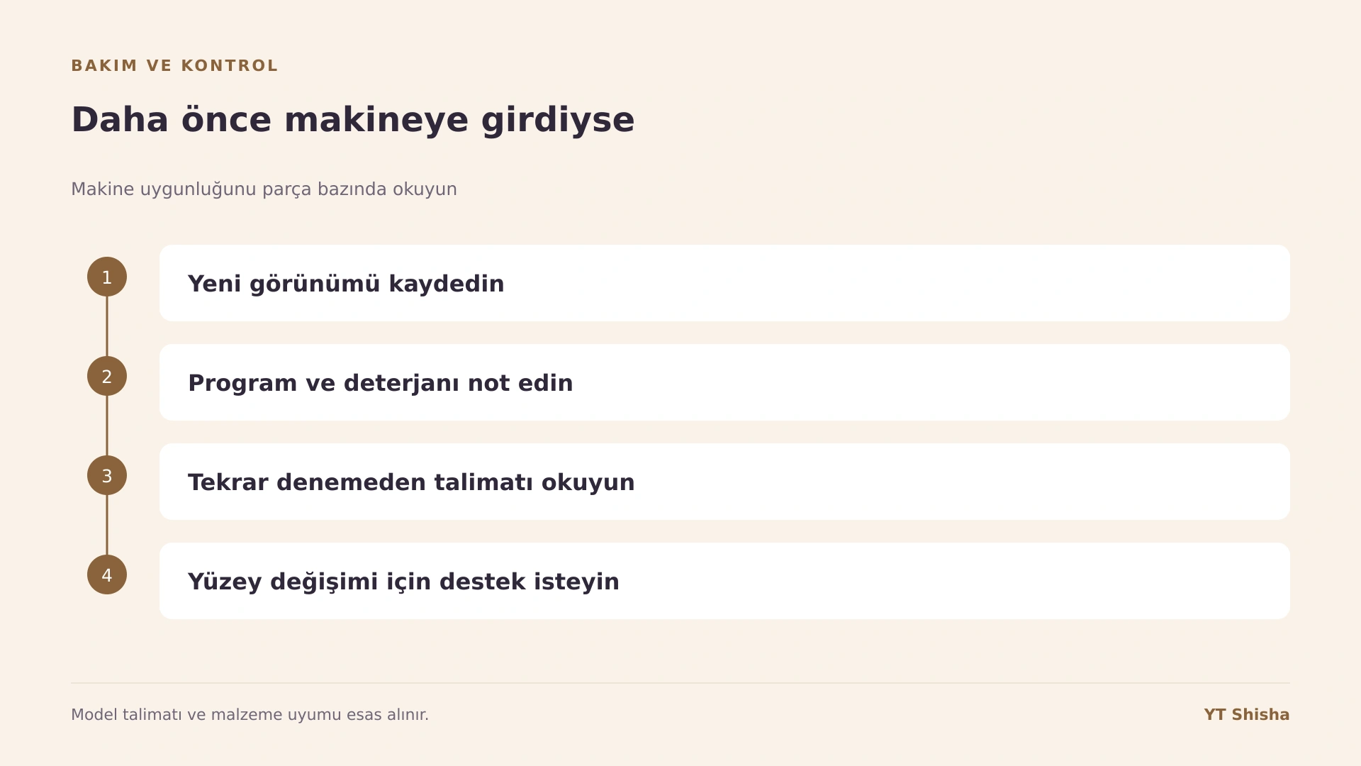 Makine uygunluğunu parça bazında okuyun — Daha önce makineye girdiyse