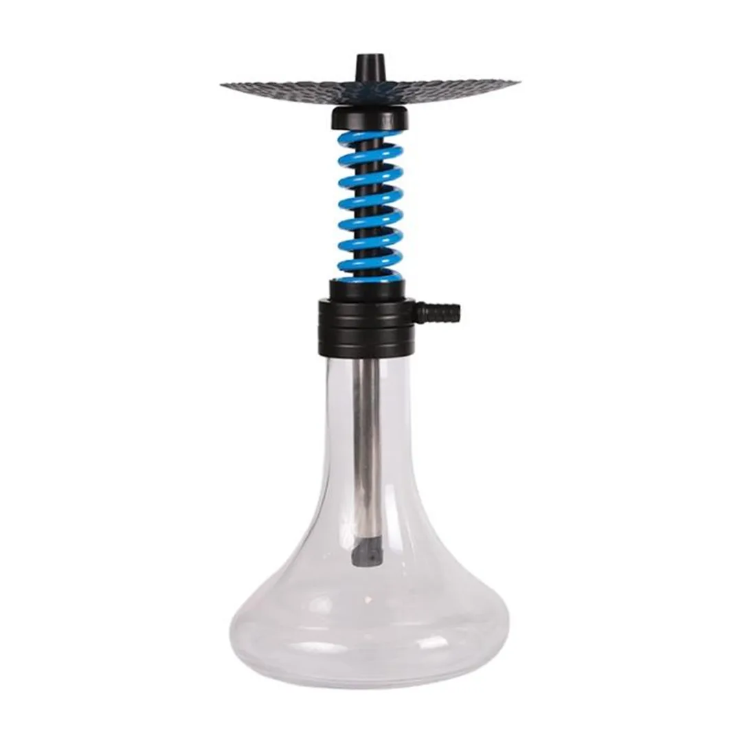 YT Spiral Aluminium Hookah Set Blue