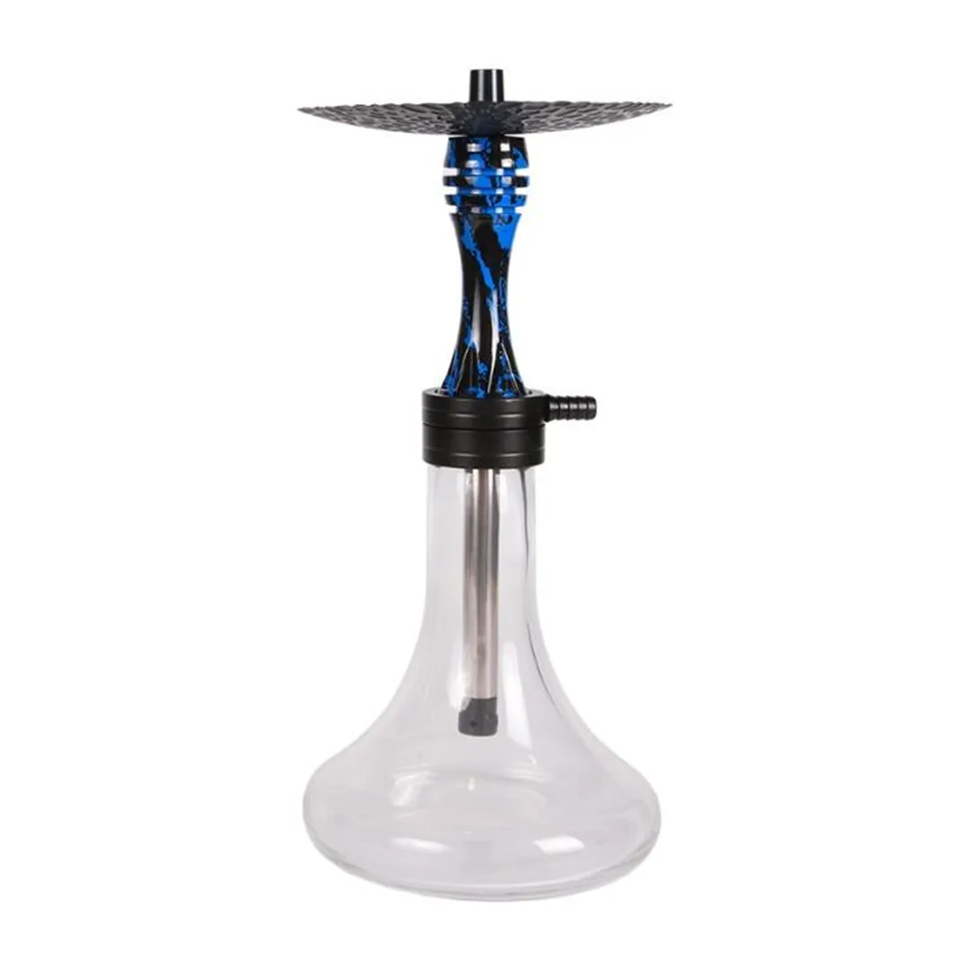 YT Cage Aluminium Hookah Set Blue