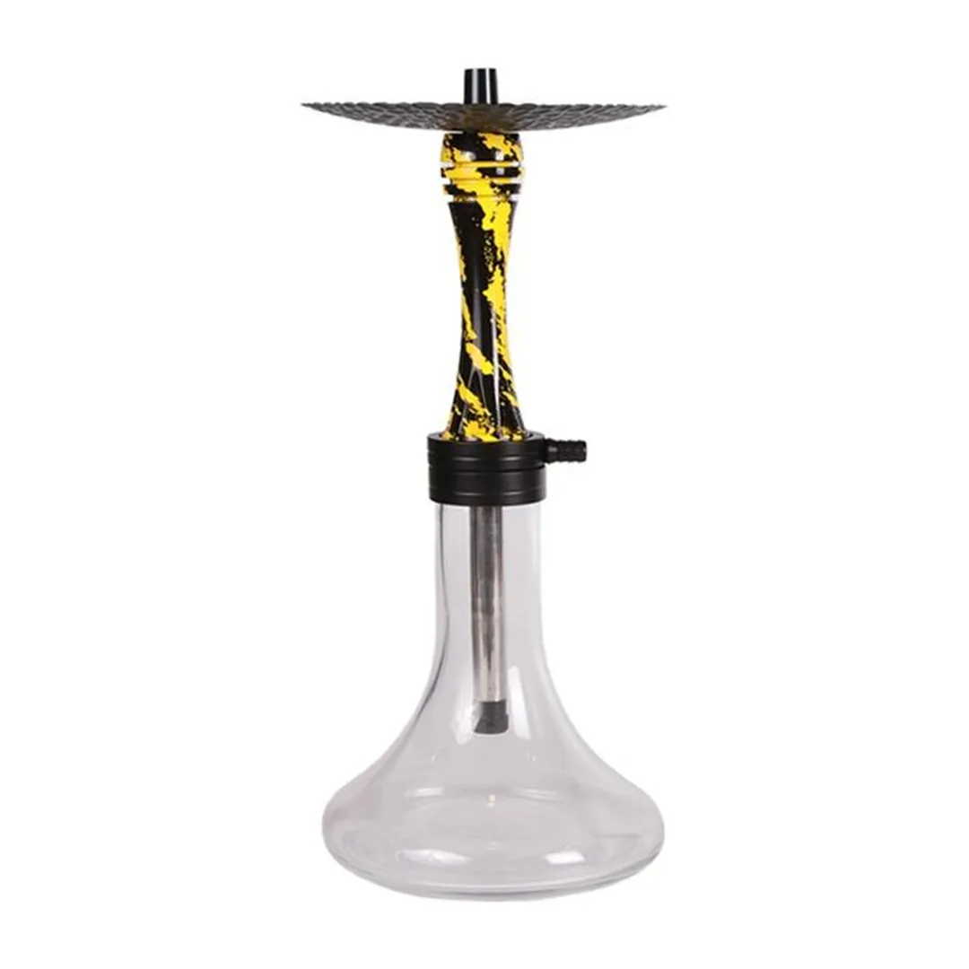 YT Cage Aluminium Hookah Set Yellow